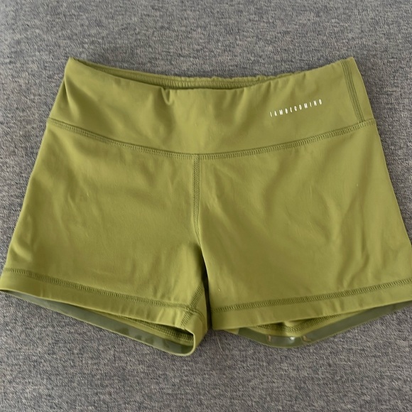 IAB MFG I AM BECOMING 3-in no ride shorts in Olive - Picture 2 of 4